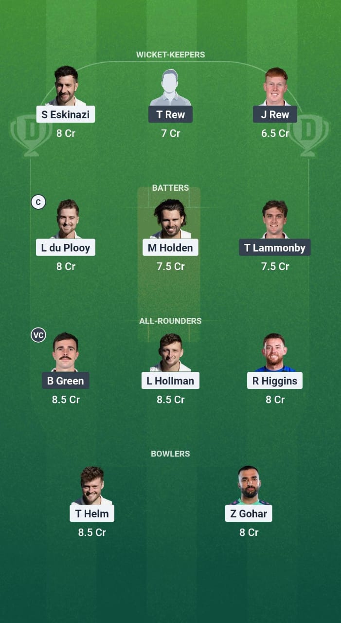 MID vs SOM Dream11 Prediction Fantasy Cricket Tips Dream11 Team English One Day Cup 2025