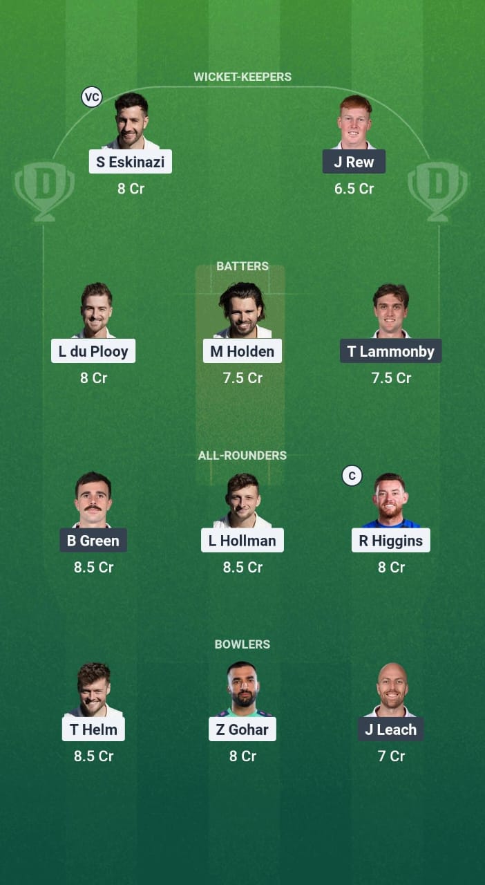 MID vs SOM Dream11 Prediction Fantasy Cricket Tips Dream11 Team English One Day Cup 2025