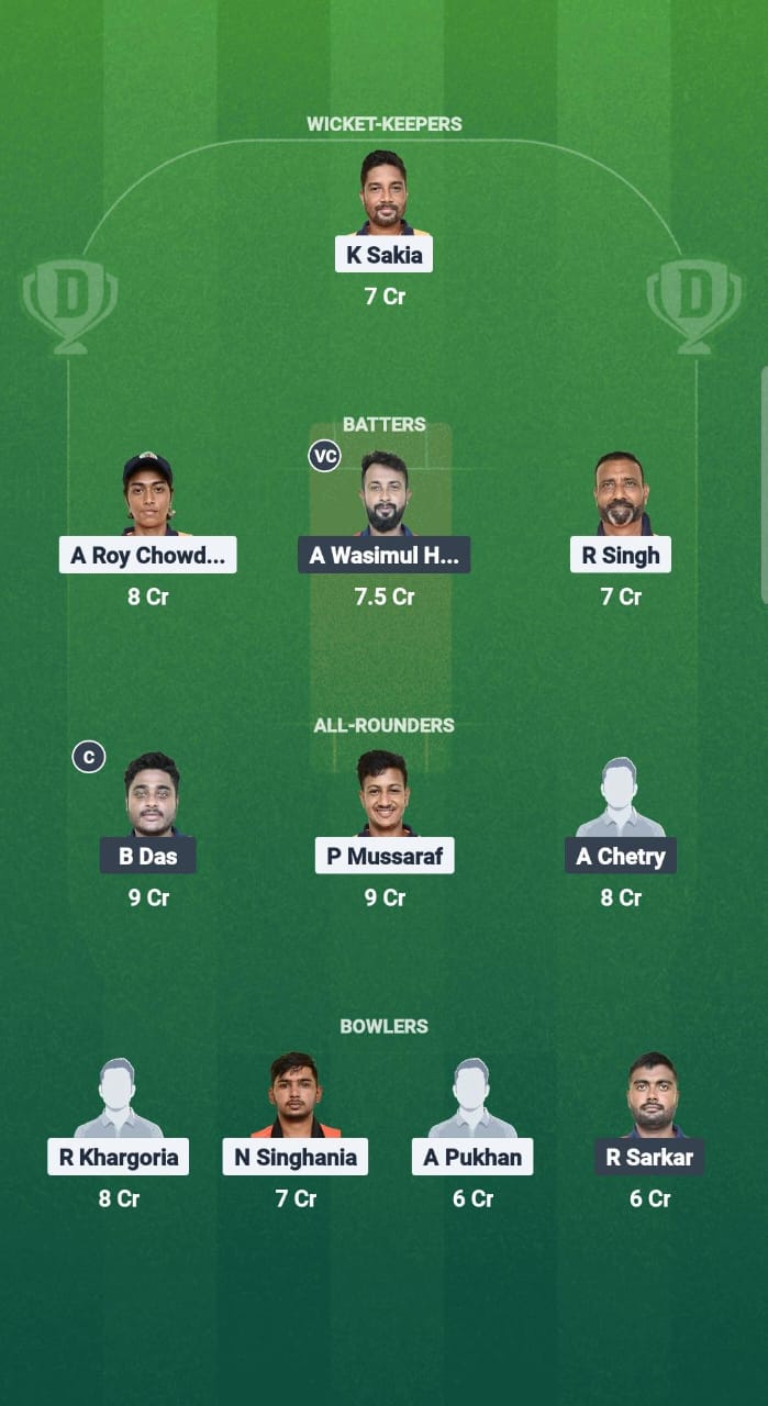 NYC vs NVR Dream11 Prediction Fantasy Cricket Tips Dream11 Team Guwahati T20 Spring Cup 2025