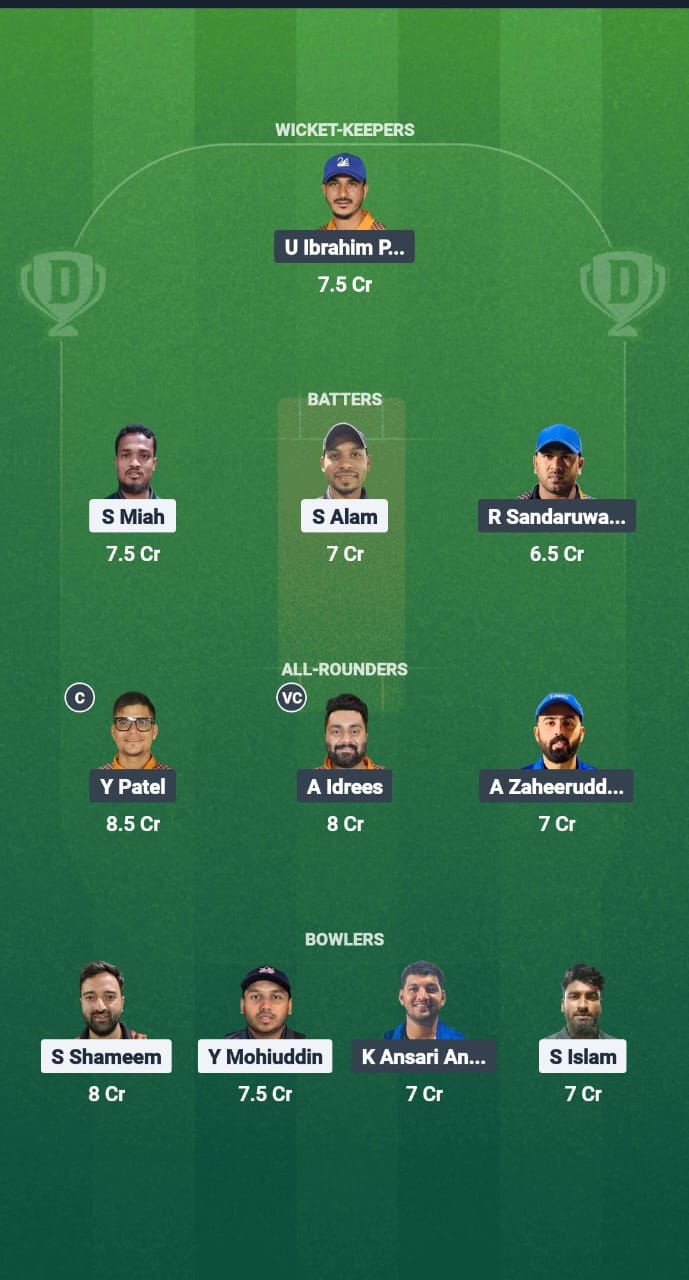 KGC vs KS Dream11 Prediction Fantasy Cricket Tips Dream11 Team Kuwait T10 Summer League 2025