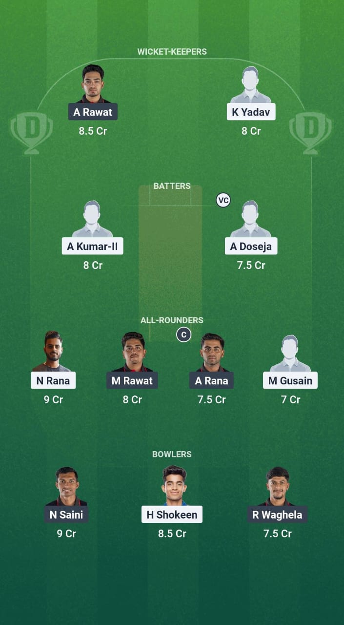 WDL vs EDR Dream11 Prediction Fantasy Cricket Tips Dream11 Team Delhi T20 Premier League 2025