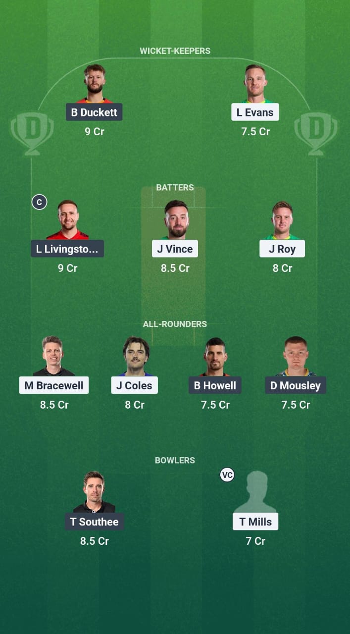 SOB vs BPH Dream11 Prediction Fantasy Cricket Tips Dream11 Team The Hundred Men 2025