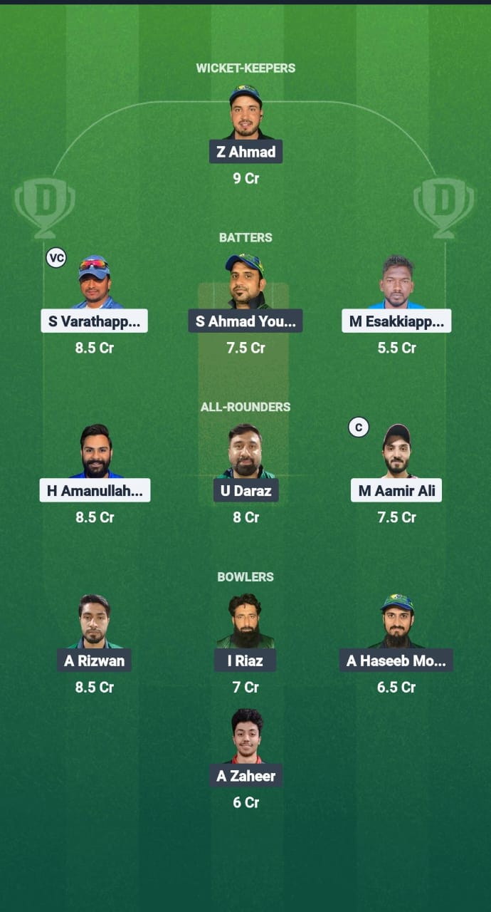 KRM vs GCC Dream11 Prediction Fantasy Cricket Tips Dream11 Team Kuwait T10 Summer League 2025
