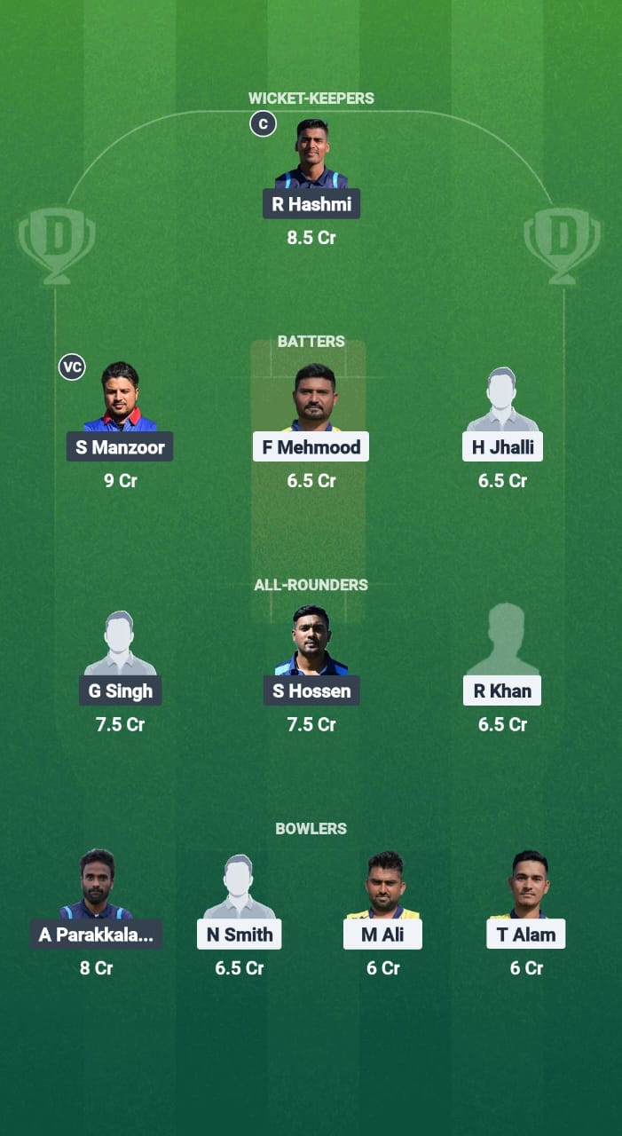 ZW vs ZAS Dream11 Prediction Fantasy Cricket Tips Dream11 Team ECS T10 Cricket League 2025