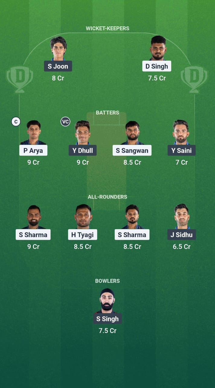 ODW vs CDK Dream11 Prediction Fantasy Cricket Tips Dream11 Team Delhi T20 Premier League 2025