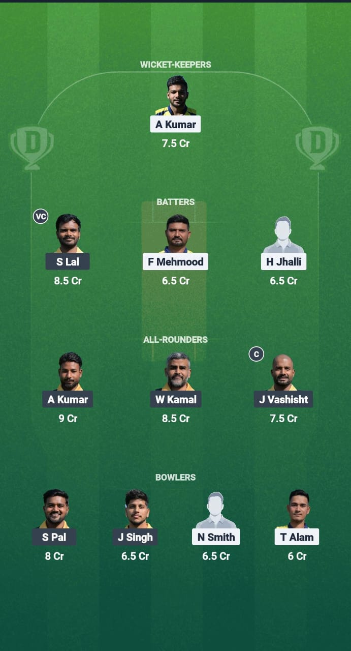 ZW vs RJM Dream11 Prediction Fantasy Cricket Tips Dream11 Team ECS T10 Croatia 2025