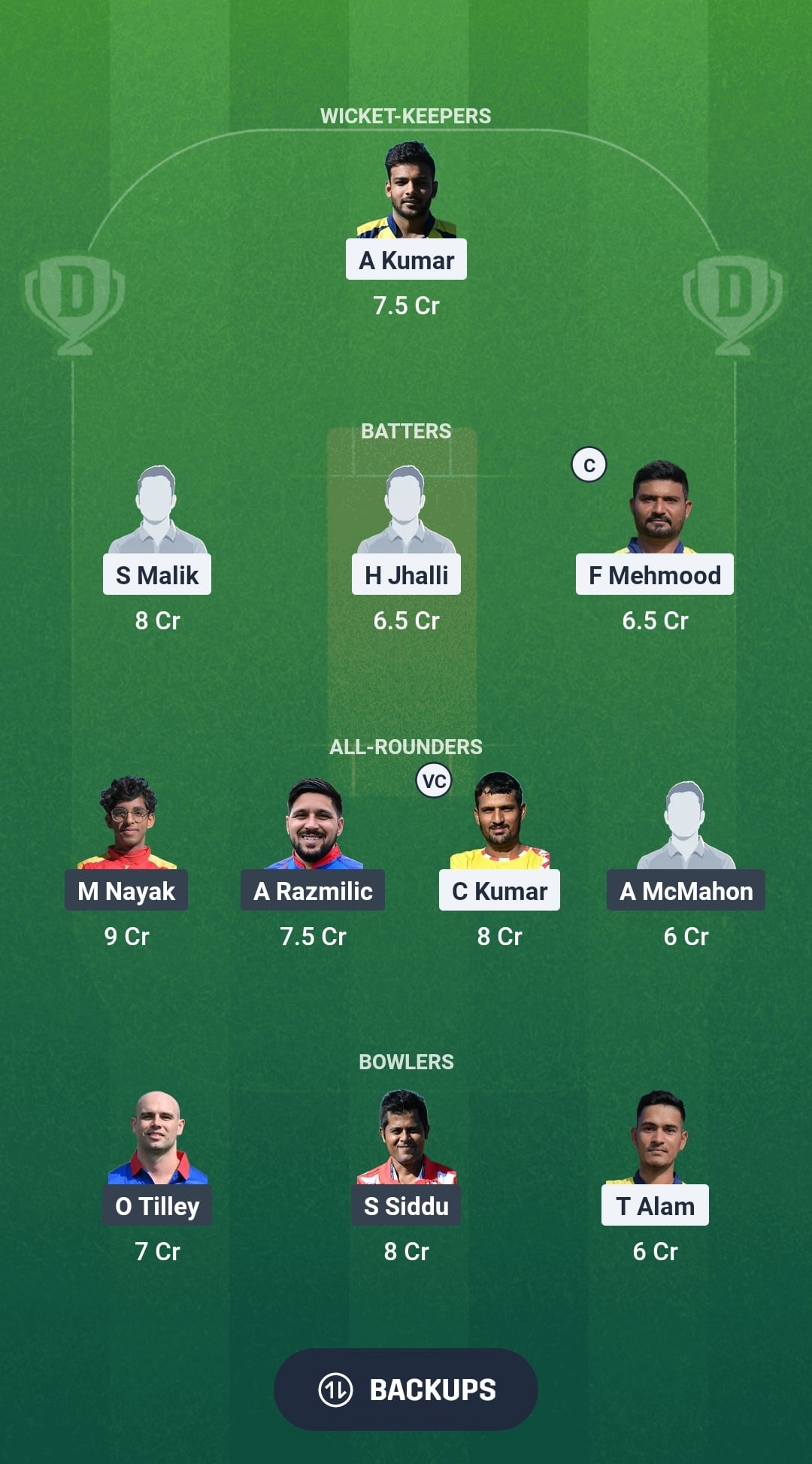 ZW vs SOS Dream11 Prediction Fantasy Cricket Tips Dream11 Team ECS T10 Croatia 2025