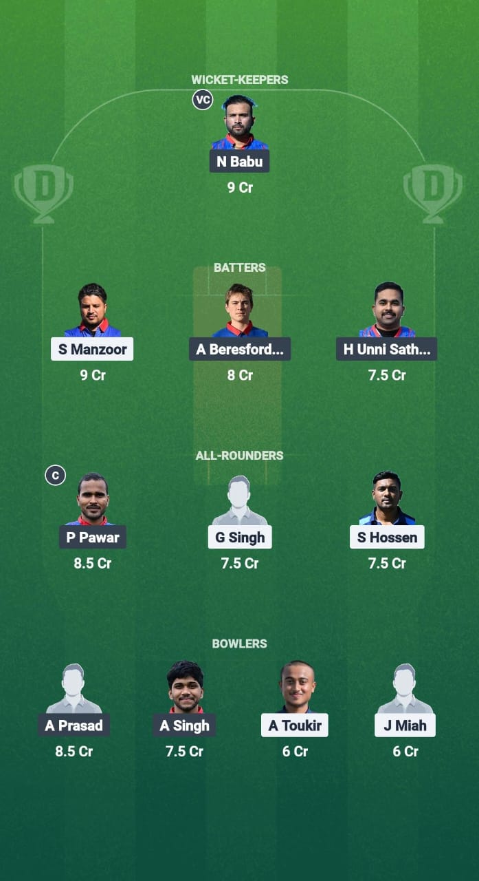 ZAS vs ZA Dream11 Prediction Fantasy Cricket Tips Dream11 Team ECS T10 Croatia 2025