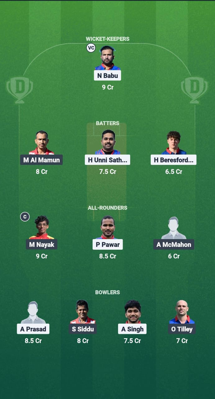 ZA vs SOS Dream11 Prediction Fantasy Cricket Tips Dream11 Team ECS T10 Croatia 2025