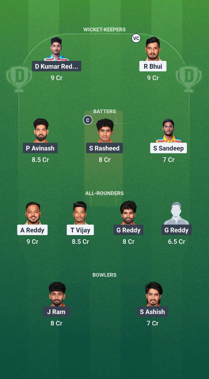 1000757136 SVL vs ROR Dream11 Prediction Fantasy Cricket Tips Dream11 Team Andhra T20 League 2025