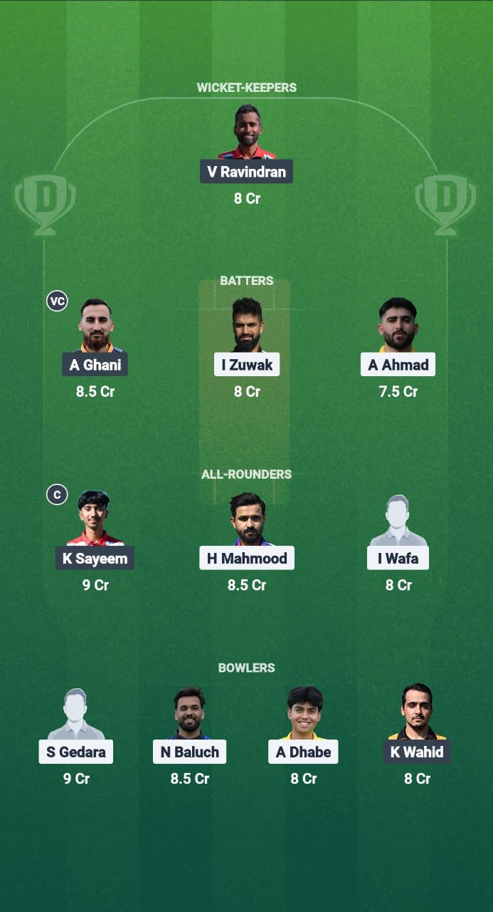 SWE vs HUN Dream11 Prediction Fantasy Cricket Tips Dream11 Team ECI T10 Norway 2025