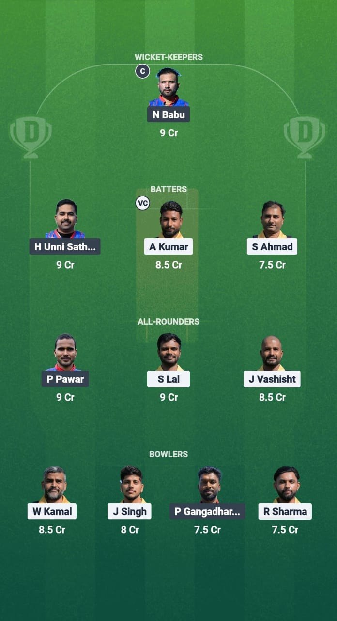 RJM vs ZA Dream11 Prediction Fantasy Cricket Tips Dream11 Team ECS T10 Croatia 2025