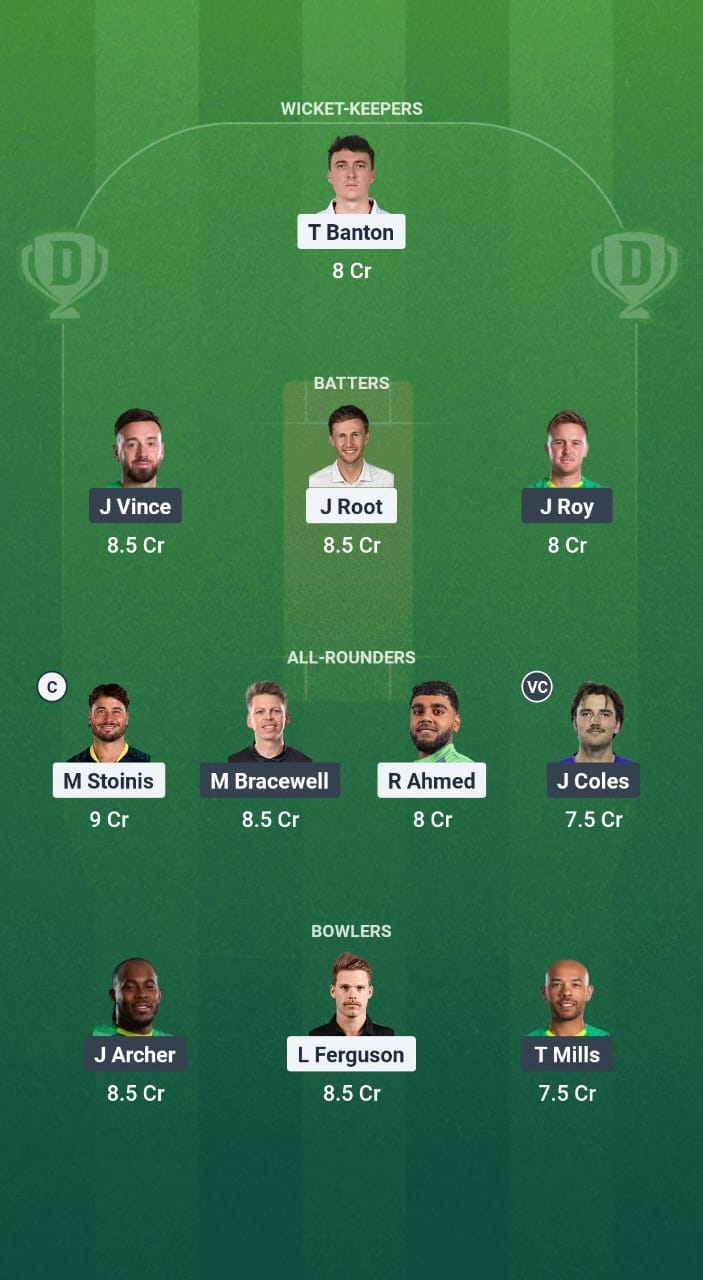 TRT vs SOB Dream11 Prediction Fantasy Cricket Tips Dream11 Team The Hundred Men 2025