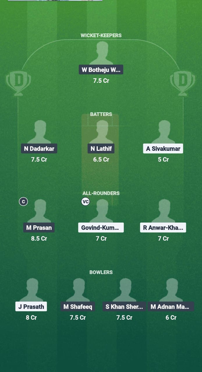 BNC vs NCMI Dream11 Prediction Fantasy Cricket Tips Dream11 Team Kuwait T10 Summer League 2025