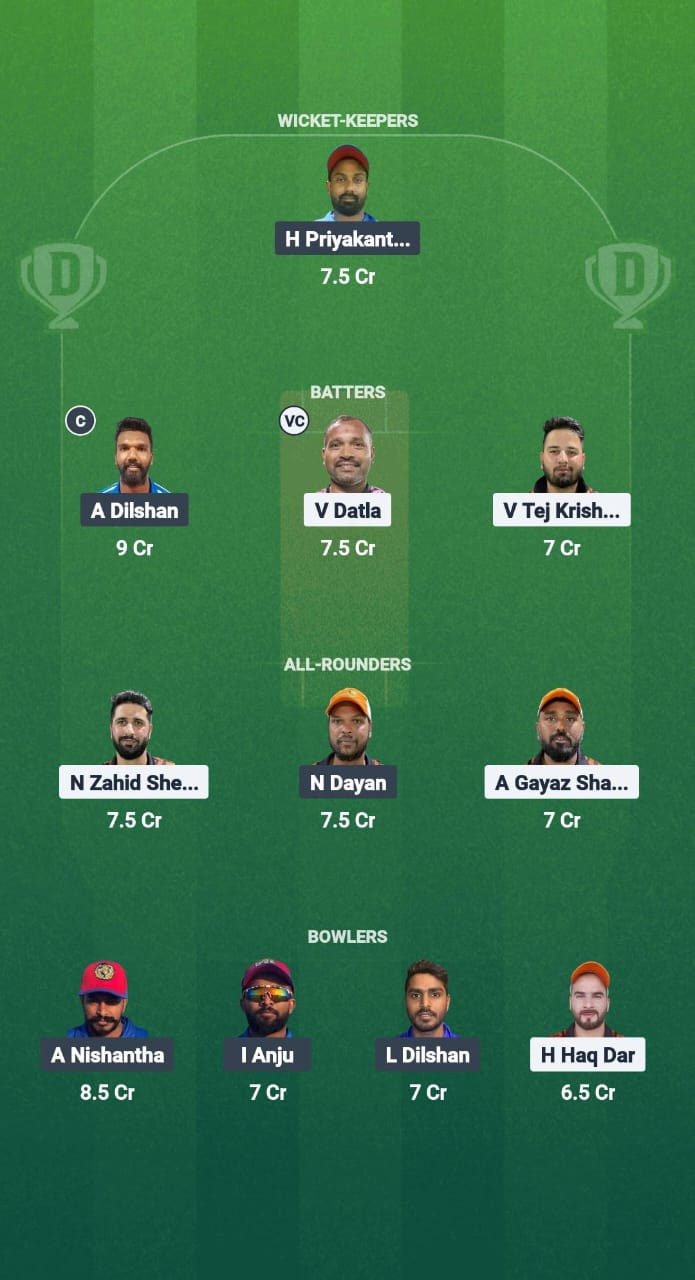 JJ vs CECC Dream11 Prediction Fantasy Cricket Tips Dream11 Team Kuwait T10 Summer League 2025