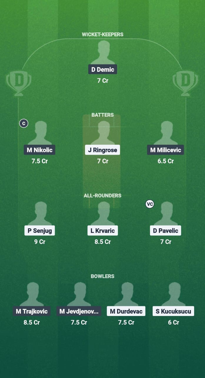 JZ-W vs LL-W Dream11 Prediction Fantasy Cricket Tips Dream11 Team ECS-W T10 Croatia 2025