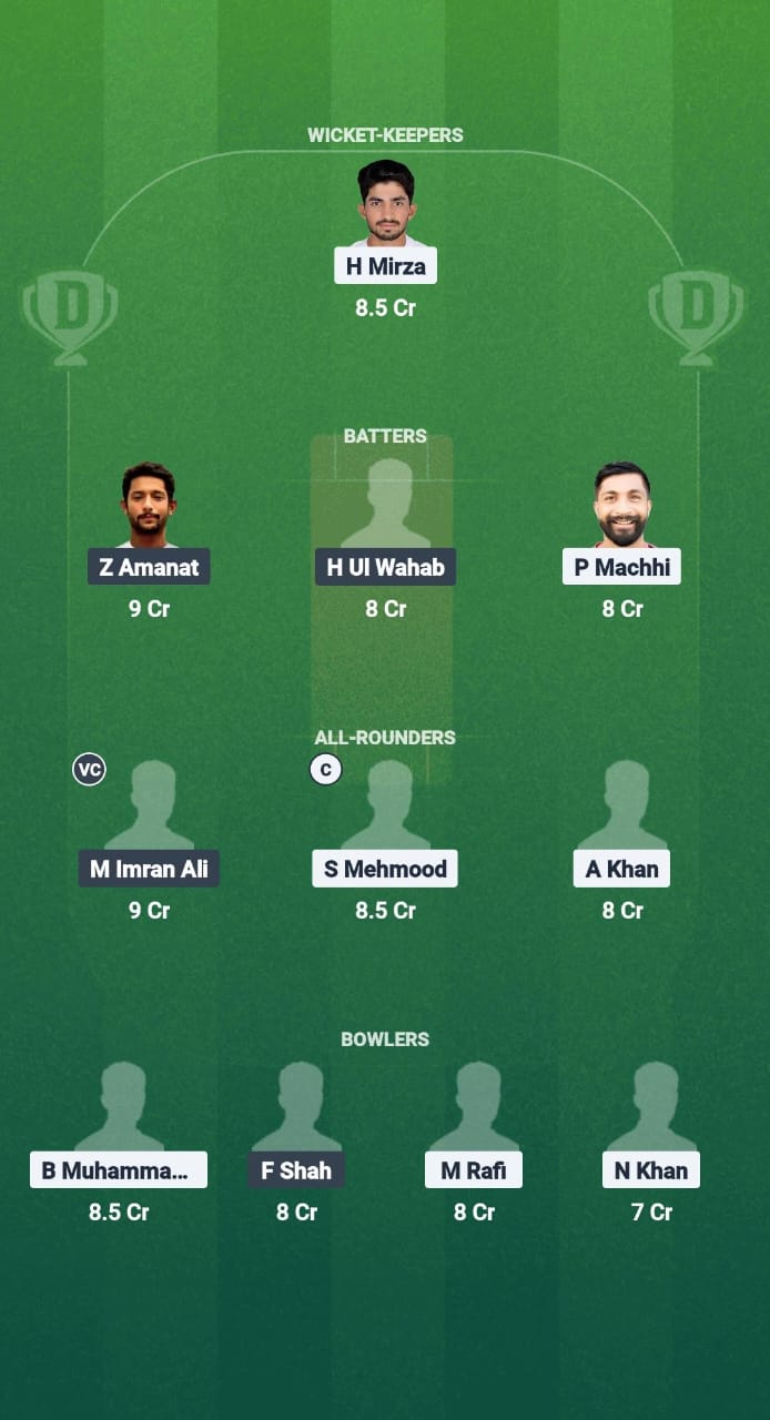 RC vs YSG Dream11 Prediction Fantasy Cricket Tips Dream11 Team Oman D20 League 2025