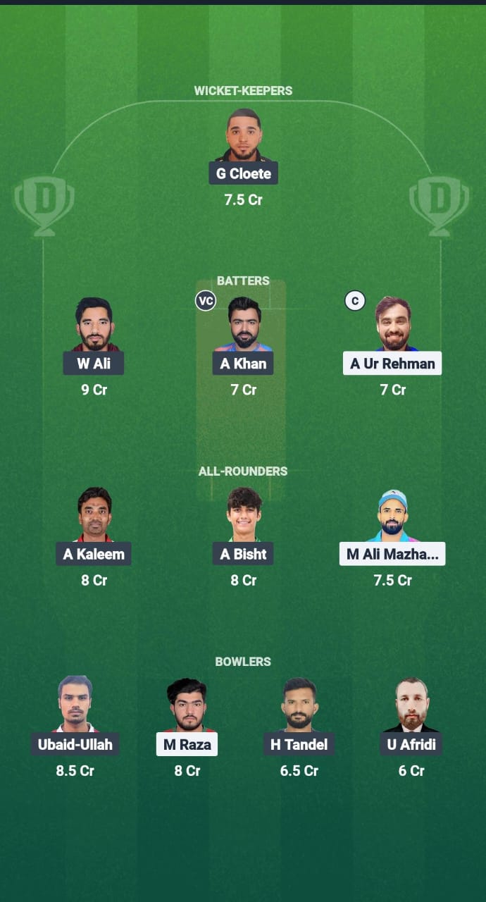 IAI vs MAT Dream11 Prediction Fantasy Cricket Tips Dream11 Team Oman D20 League 2025