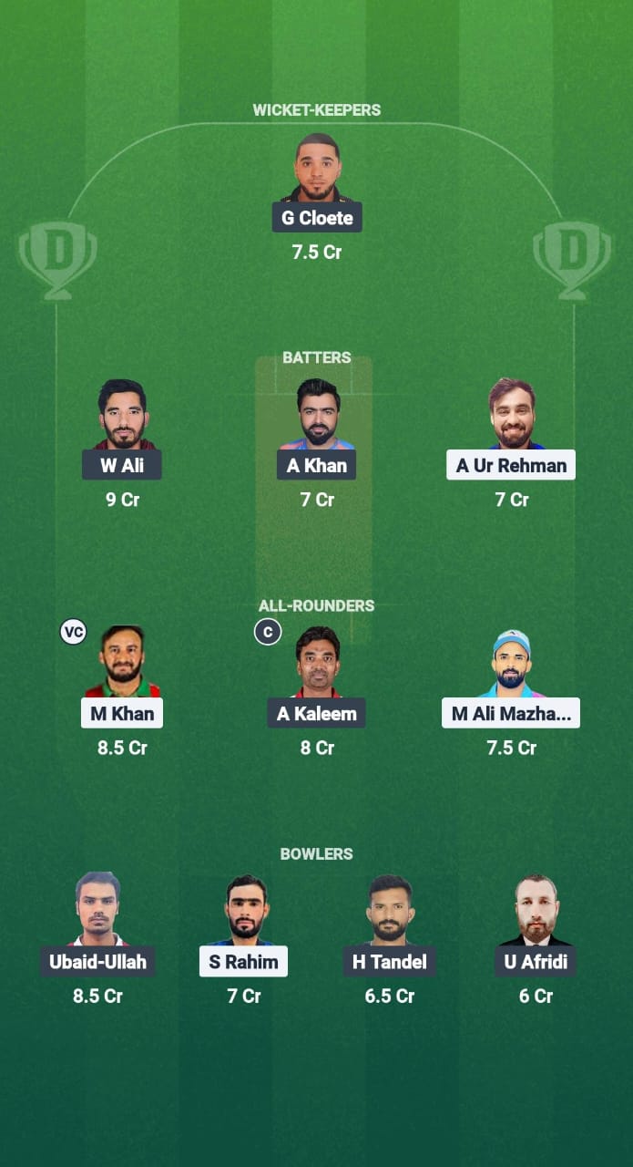 IAI vs MAT Dream11 Prediction Fantasy Cricket Tips Dream11 Team Oman D20 League 2025