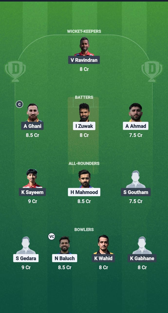 SWE vs HUN Dream11 Prediction Fantasy Cricket Tips Dream11 Team ECN Norway T20I 2025