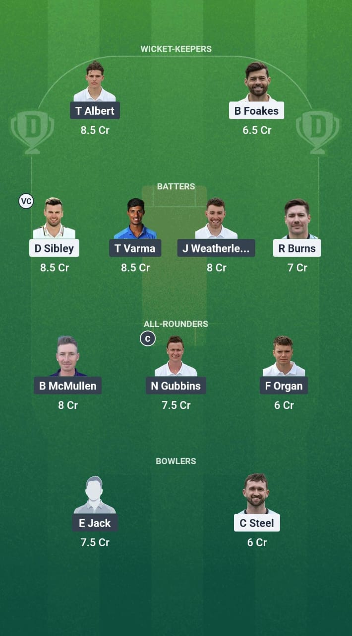 SUR vs HAM Dream11 Prediction Fantasy Cricket Tips Dream11 Team English One Day Cup 2025