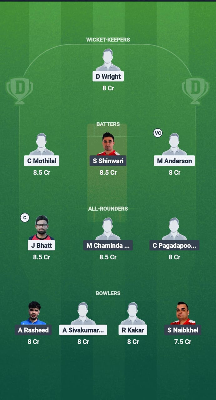 THCC vs KHTC Dream11 Prediction Fantasy Cricket Tips Dream11 Team ECS T10 Germany 2025