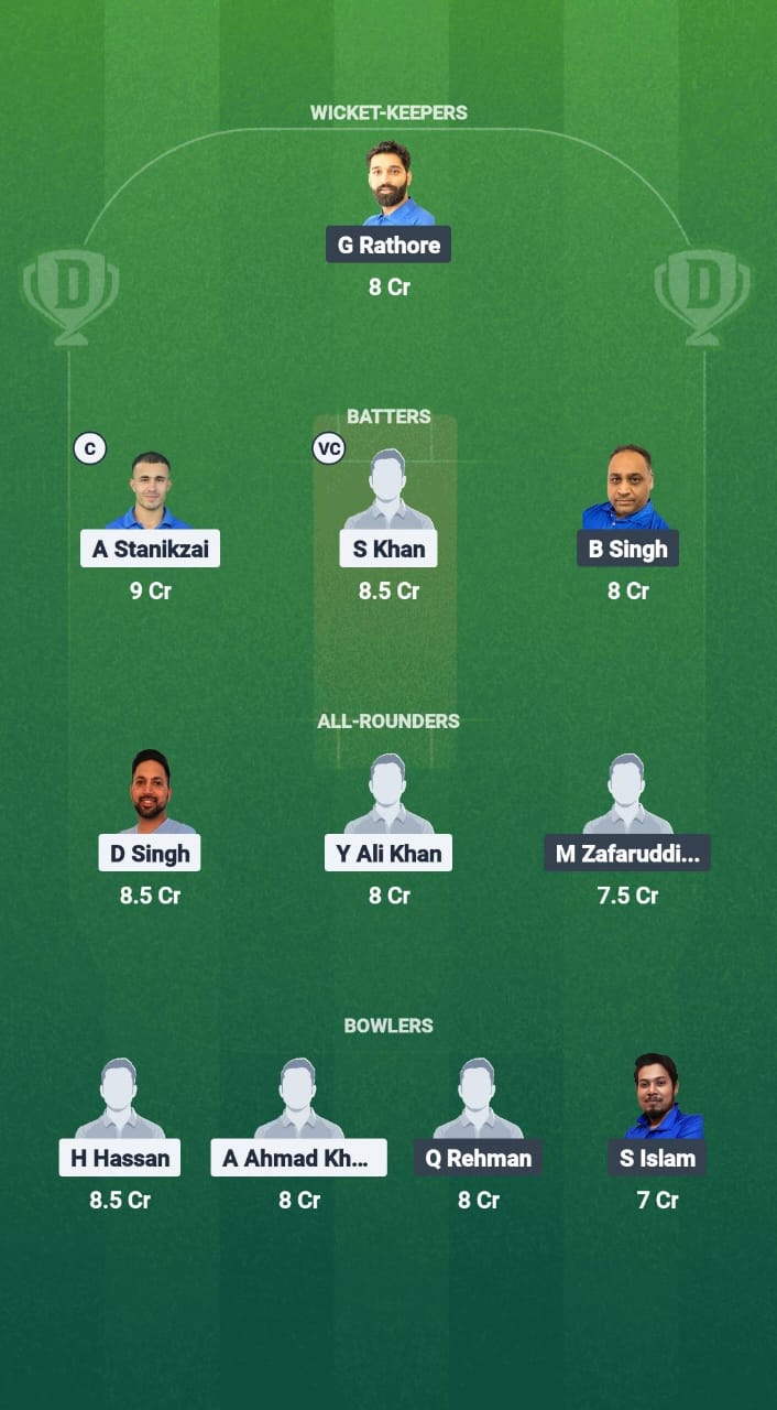 KSV I MTV Dream11 Prediction Fantasy Cricket Tips Dream11 Team ECS T10 Germany 2025