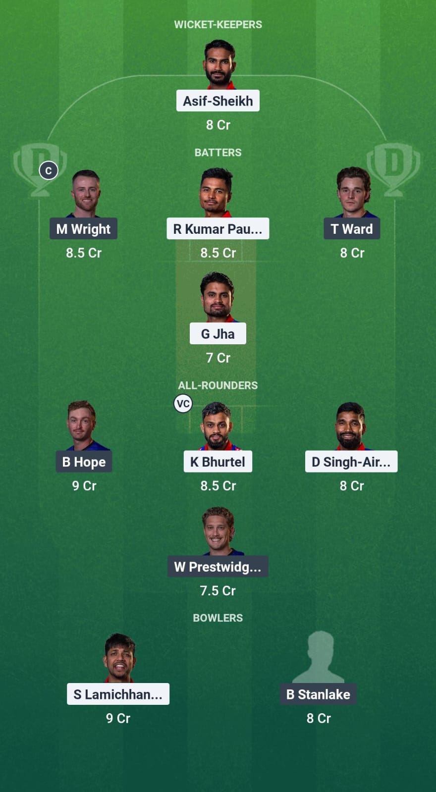 NEP vs HHA Dream11 Prediction Fantasy Cricket Tips Dream11 Team Australian T20 Top End Series 2025