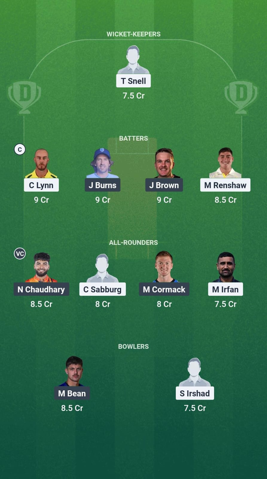 TMB vs NSB Dream11 Prediction Fantasy Cricket Tips Dream11 Team Australian KFC T20 Max 2025