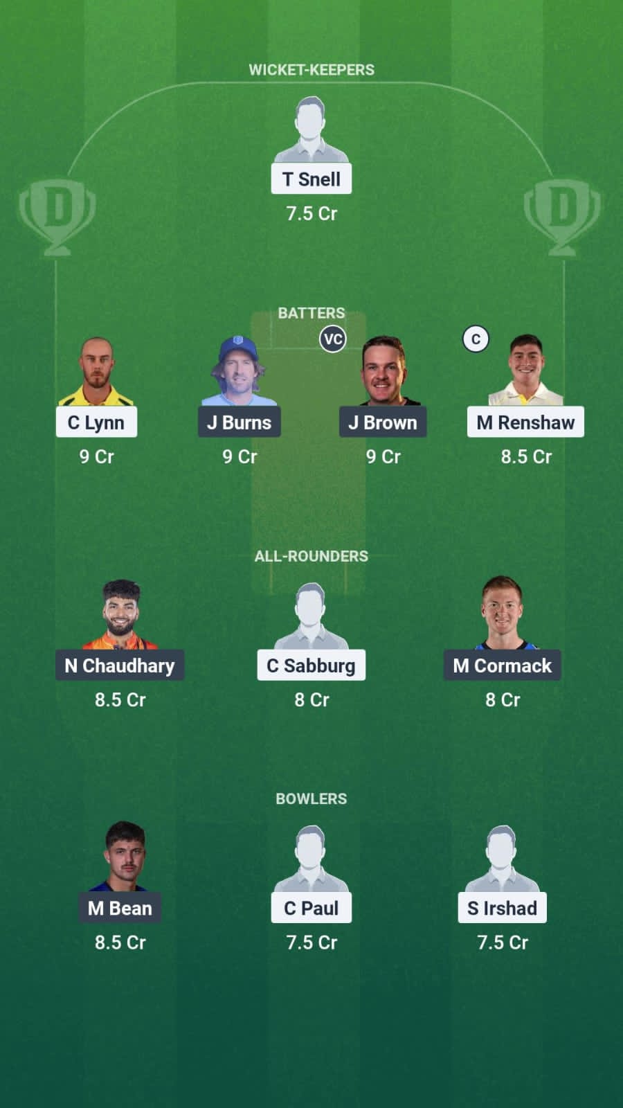 TMB vs NSB Dream11 Prediction Fantasy Cricket Tips Dream11 Team Australian KFC T20 Max 2025