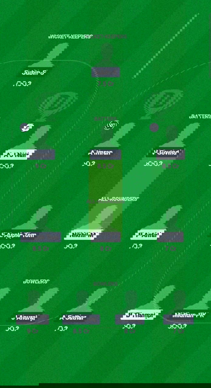 1B71B637 E5C1 45A3 A249 FA3203ACF098 TIG vs Pan Dream11 التنبؤ الخيالي نصيحة الكريكيت Dream1 11 فريق KCA Preidents Cup T20