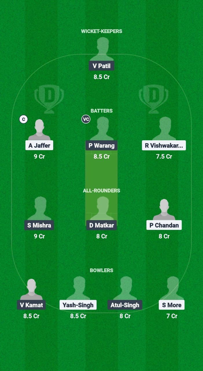 AMA vs VAW Dream11 Prediction Fantasy Cricket Tips Dream11 Team Navi Mumbai T20 League