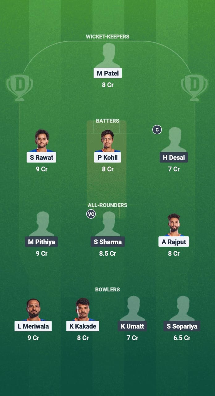 DDZ vs APT Dream11 Prediction Fantasy Cricket Tips Dream11 Team Baroda T20 Premier League