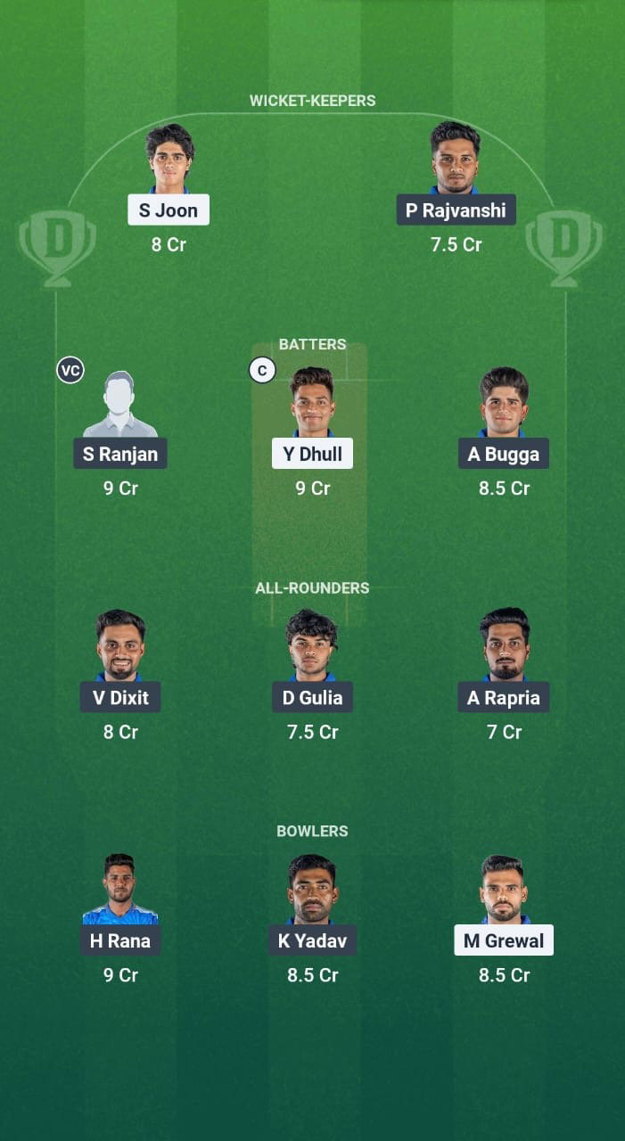 CDK vs NDS Dream11 Prediction Fantasy Cricket Tips Dream11 Team Delhi T20 Premier League