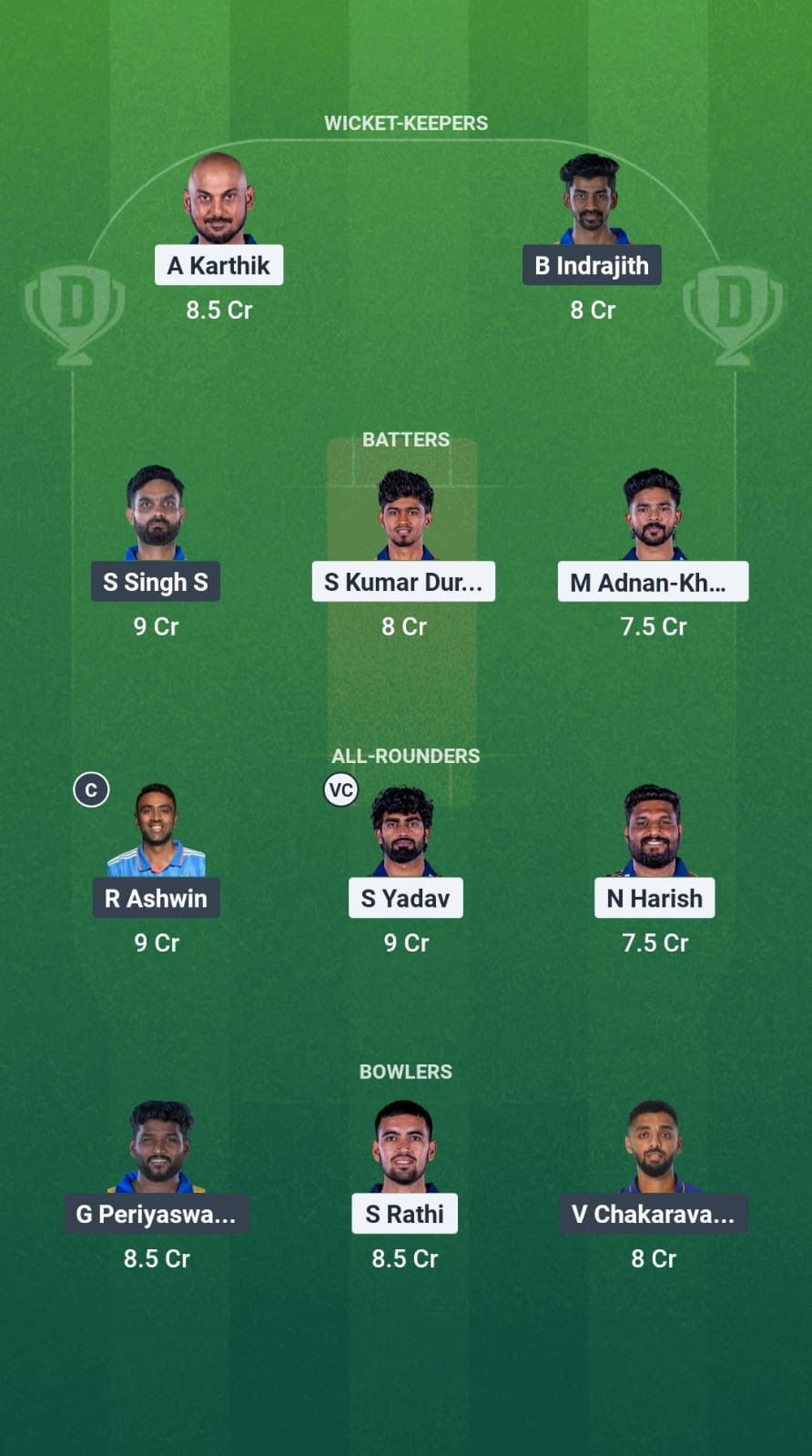 Nrk vs dd dream11 prediction fantasy cricket tips on Dream11 Team T20