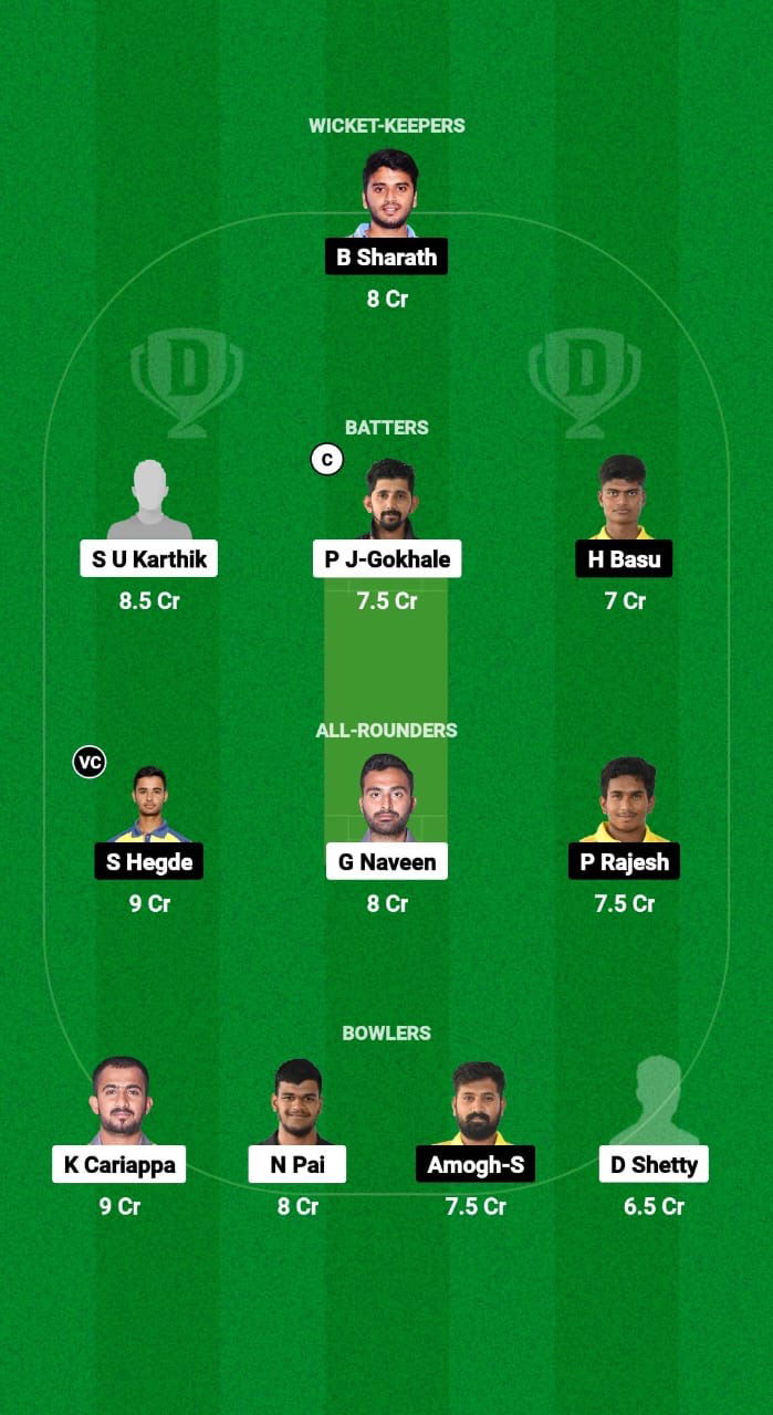 KRH vs KT Dream11 Prediction Fantasy Cricket Tips Dream11 Team Karnataka Coastal Big Bash League T20