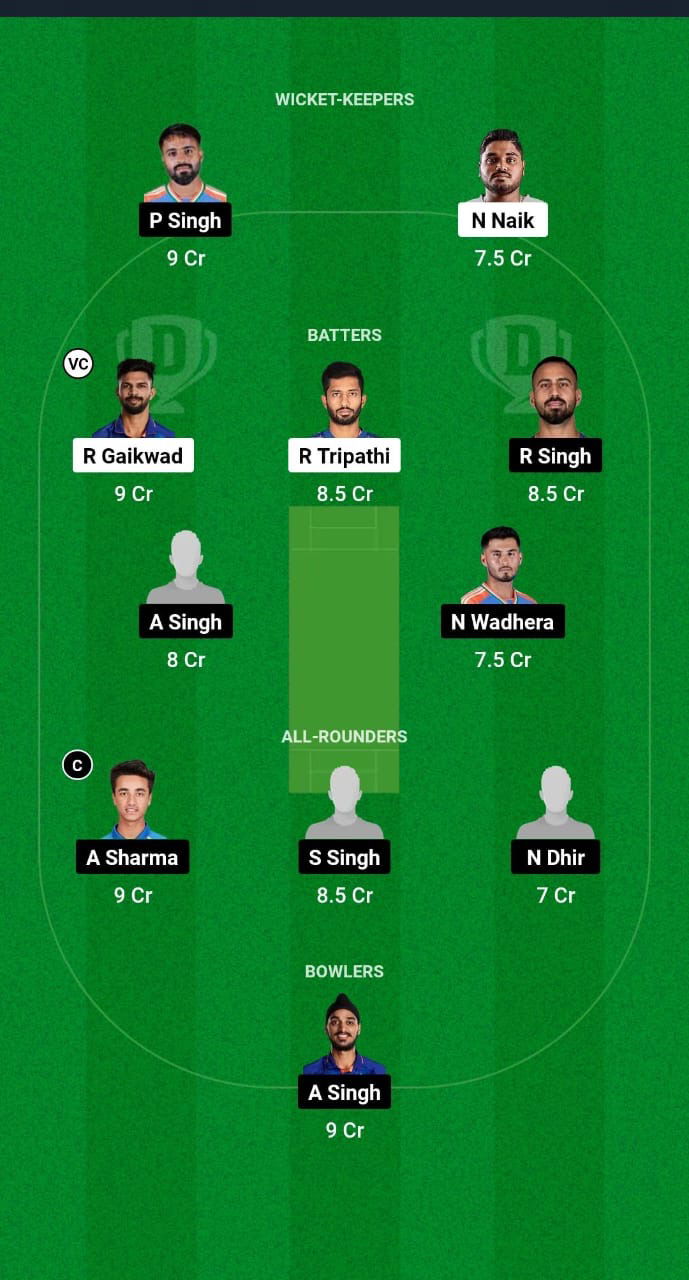 MAH vs PUN Dream11 Fantasy Cricket Prediction Tips Dream11 Team Indian Local OD Trophy