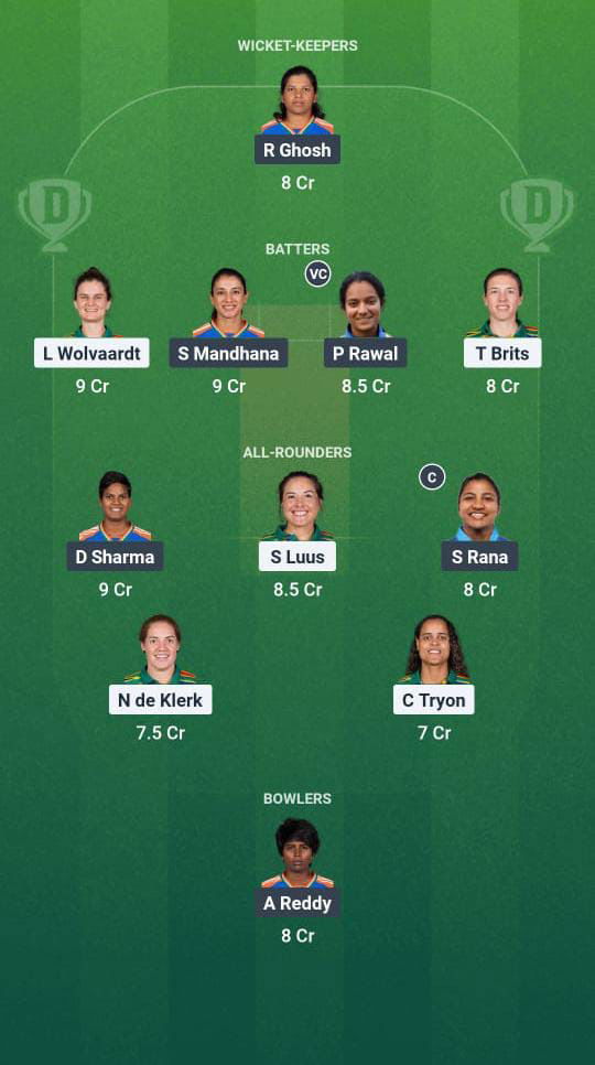 6581ec80 033b 435a 83ec 35dd4505c56e SA-W vs IN-W Dream11 Prediction Fantasy Cricket Tips Dream11 Team Women’s ODI Tri-Series