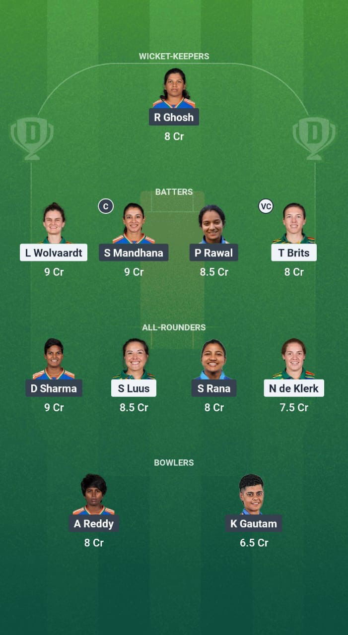 674e0f1b 3f11 469f 92ba 2e4762dffacc SA-W vs IN-W Dream11 Prediction Fantasy Cricket Tips Dream11 Team Women’s ODI Tri-Series