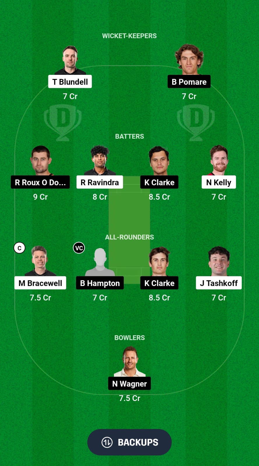 WF vs ND Dream11 Prediction Fantasy Cricket Tips Dream11 Team Dream11 Super Smash T20