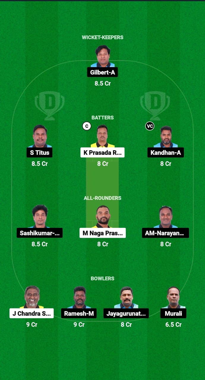 YXI vs PNXI Dream11 Prediction Fantasy Cricket Tips Dream11 Team Pondicherry T10