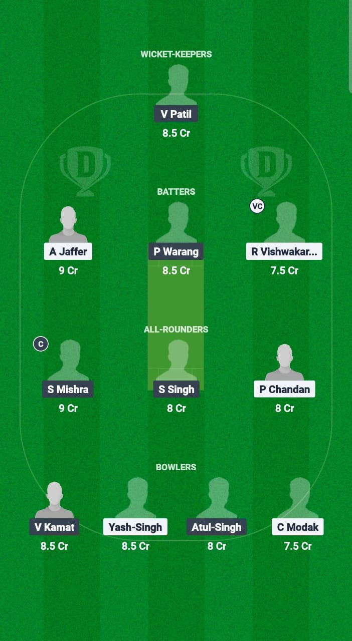 AMA vs VAW Dream11 Prediction Fantasy Cricket Tips Dream11 Team Navi Mumbai T20 League