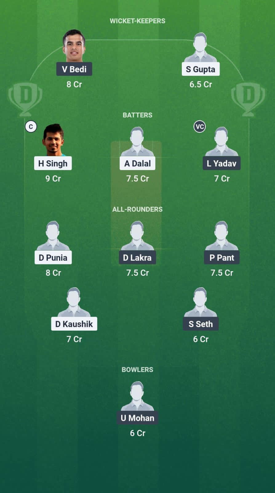NDT vs PD Dream11 Prediction Fantasy Cricket Tips Dream11 Team Delhi T20 Premier League