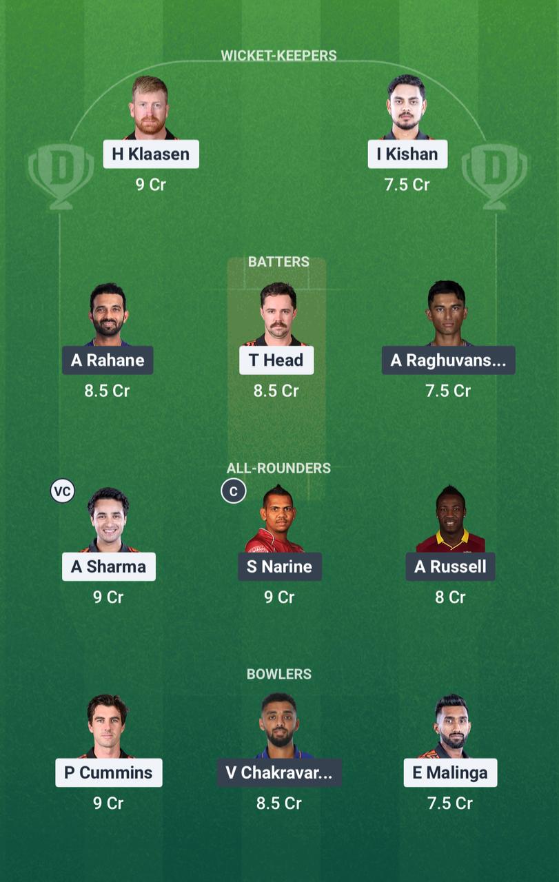 89284a64 C506 41c6 997d 88b4b6e06fef SRH vs KKR Dream11 Prediction Fantasy Cricket Tips Dream11 Team IPL 2025