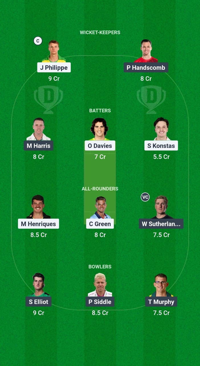 NSW vs VCT Dream11 Prediction Fantasy Cricket Tips Dream11 Team Australian Men’s ODD