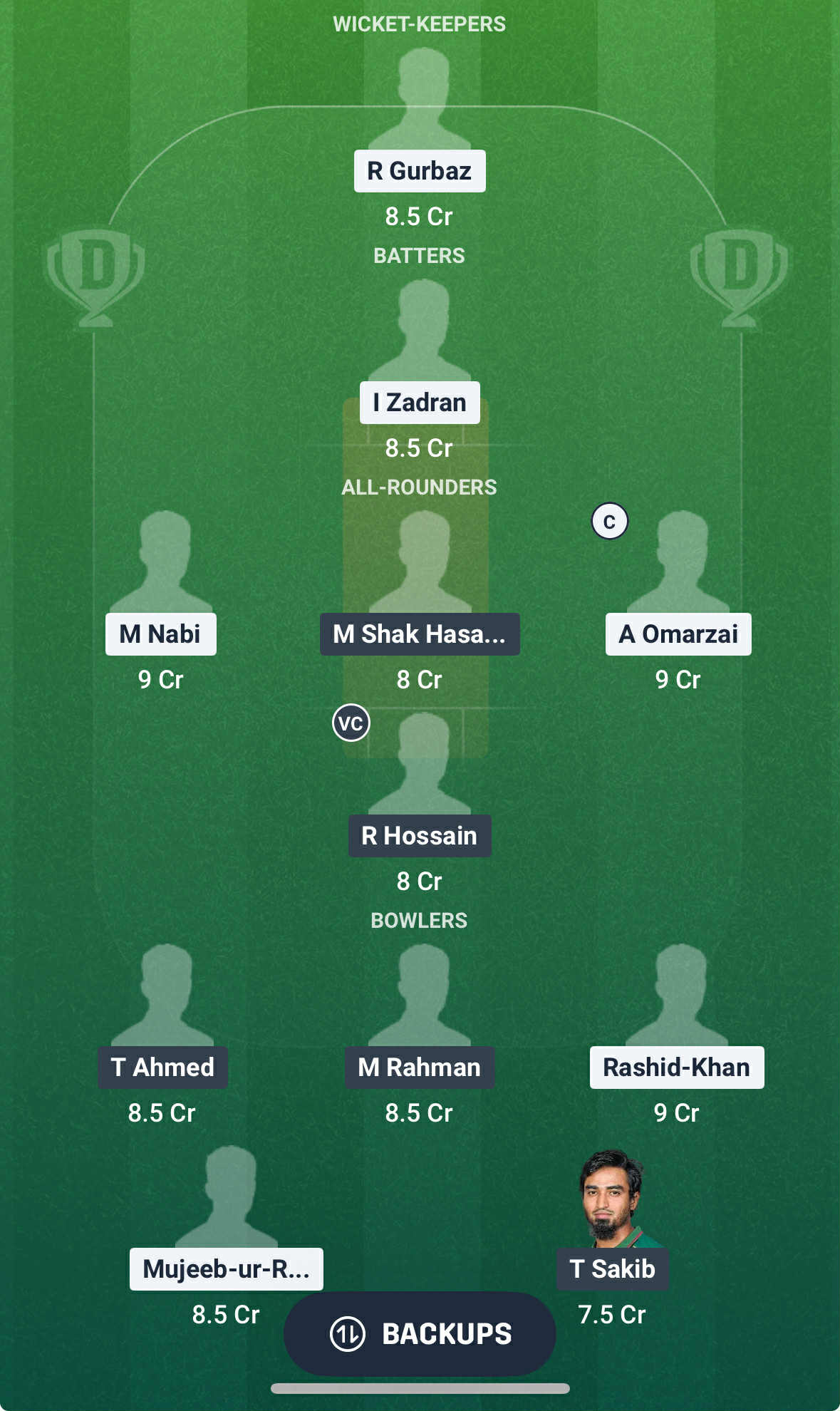 AFG vs BAN Dream11 Prediction