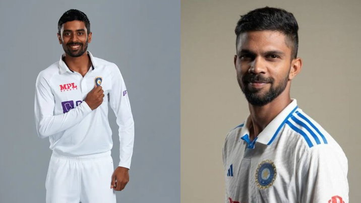 Indian batters Abhimanyu Easwaran Ruturaj Gaikwad
