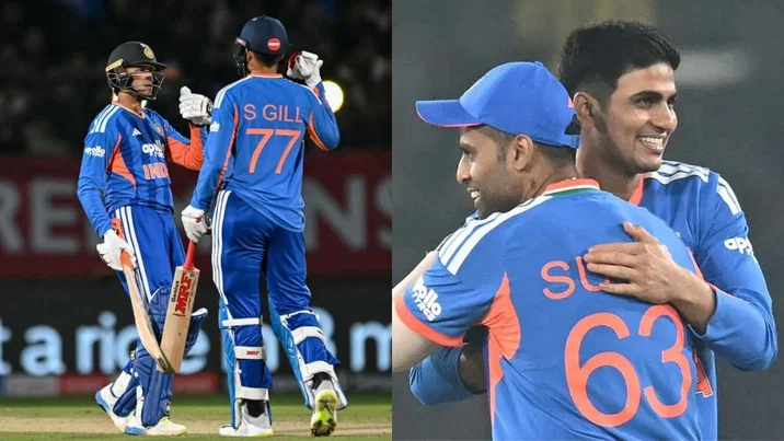 Abhishek Sharma Shubman Gill Suryakumar Yadav
