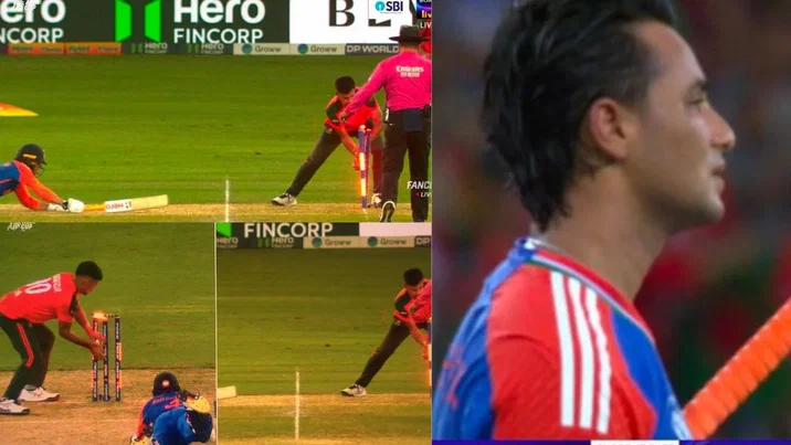 Abhishek Sharma Run Out