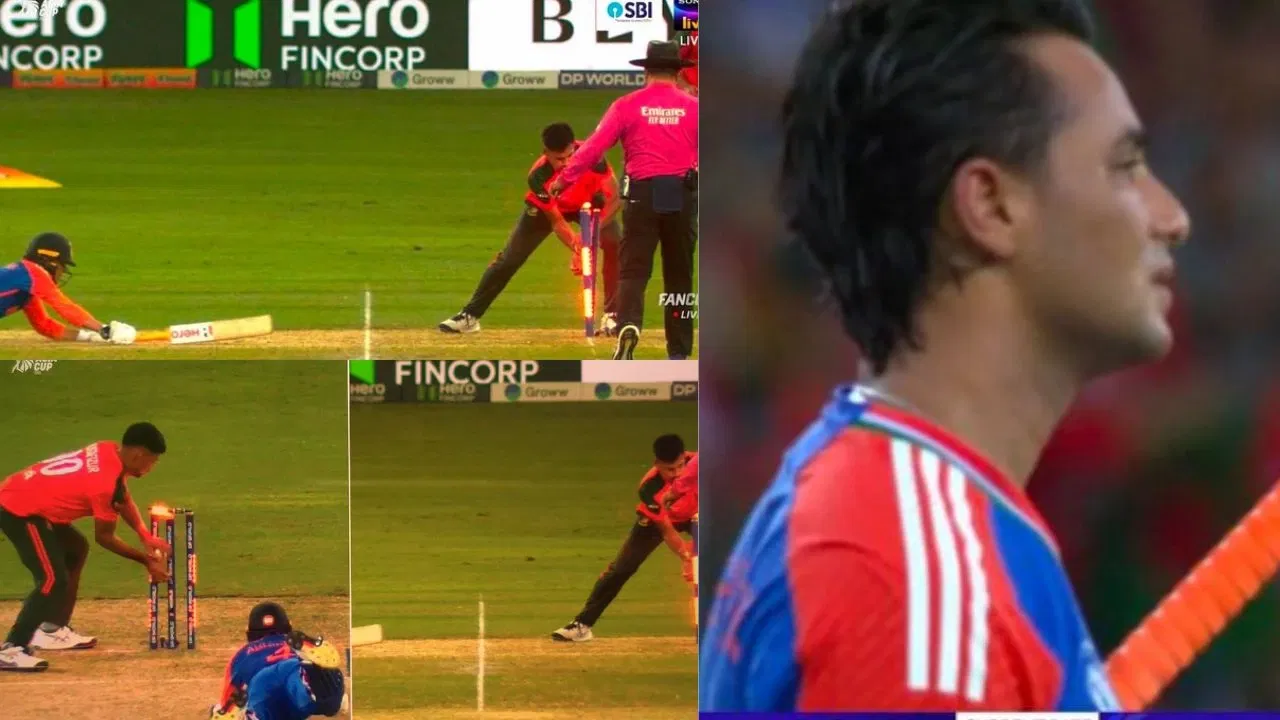 Abhishek Sharma Run Out